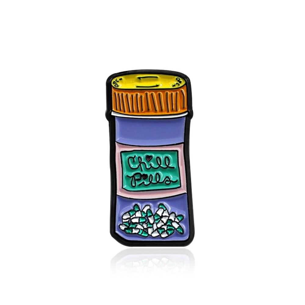 Chill Pills Medicine Enamel Pins 106